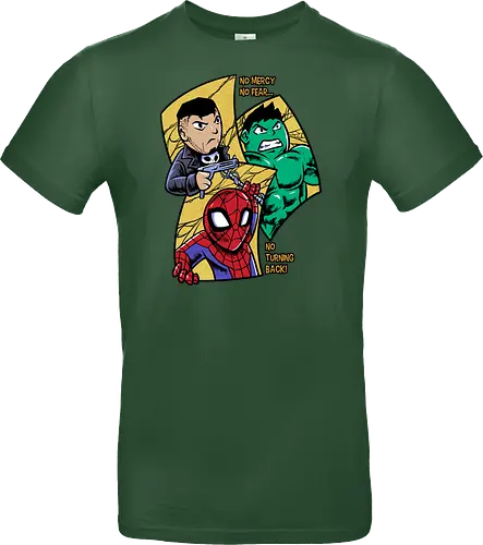 no turning back - Superhero, Superhero, Superhero, superhero, antihero, cool, chibi, cartoon - Standard T-Shirt