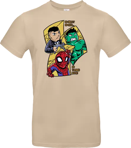 no turning back - Superhero, Superhero, Superhero, superhero, antihero, cool, chibi, cartoon - Standard T-Shirt