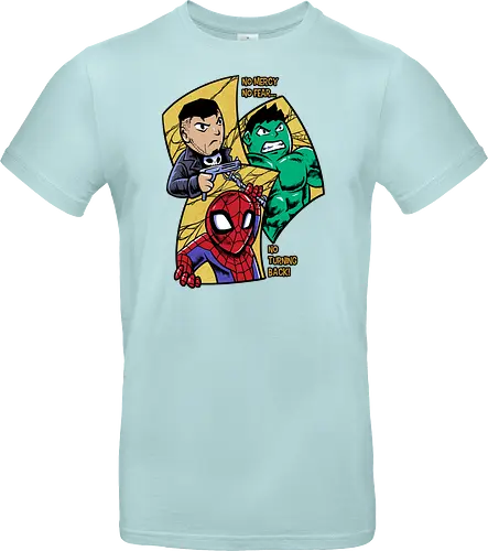 no turning back - Superhero, Superhero, Superhero, superhero, antihero, cool, chibi, cartoon - Standard T-Shirt