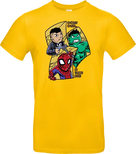 no turning back - Superhero, Superhero, Superhero, superhero, antihero, cool, chibi, cartoon - Standard T-Shirt