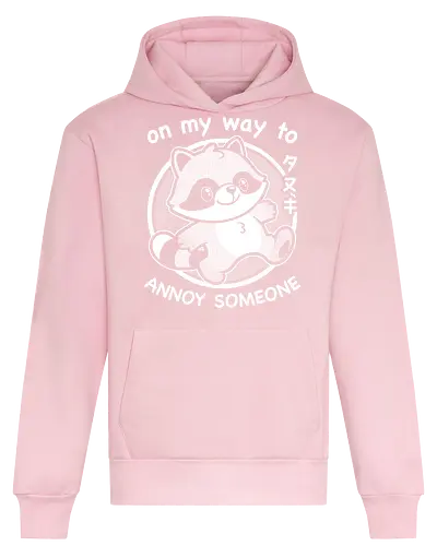 Cute Annoying Raccoon - Cute, Cute Animals, Raccoon, Funny Raccoon, Annoy, Annoyed, Annoying, Tanuki, Fun, Funny, Animal, Pet, Funny Animals, Cute Animals, Pets, Sarcasm, Irony, Joke, Jokes, Adorable, Mascot, Japan, Japanese - Heavyweight Hoodie