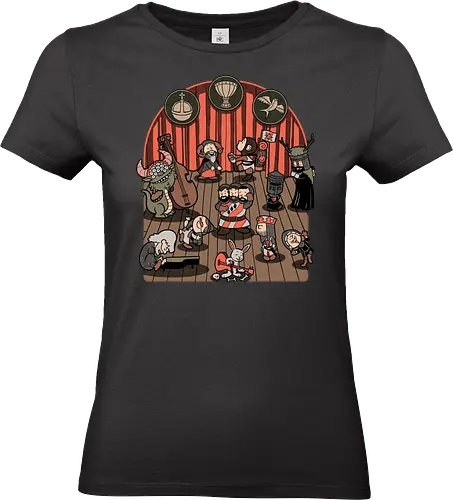 British Comedy Dance - Holy Grail, king arthur, classic, classic movie, movie, movies, comedy, british, british comedy, fun, funny, Music, Dance, white rabbit. Tv Show, Mashup, Adventure, Fantasy, adventure, Meme, Memes, Internet, Ghost, black knight - Standard T-Shirt (Women)