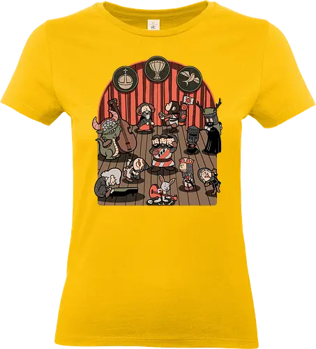 British Comedy Dance - Holy Grail, king arthur, classic, classic movie, movie, movies, comedy, british, british comedy, fun, funny, Music, Dance, white rabbit. Tv Show, Mashup, Adventure, Fantasy, adventure, Meme, Memes, Internet, Ghost, black knight - Standard T-Shirt (Women)