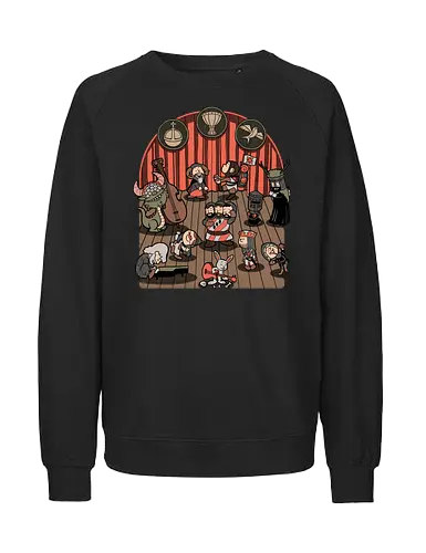 British Comedy Dance - Holy Grail, king arthur, classic, classic movie, movie, movies, comedy, british, british comedy, fun, funny, Music, Dance, white rabbit. Tv Show, Mashup, Adventure, Fantasy, adventure, Meme, Memes, Internet, Ghost, black knight - Fairtrade Sweatshirt