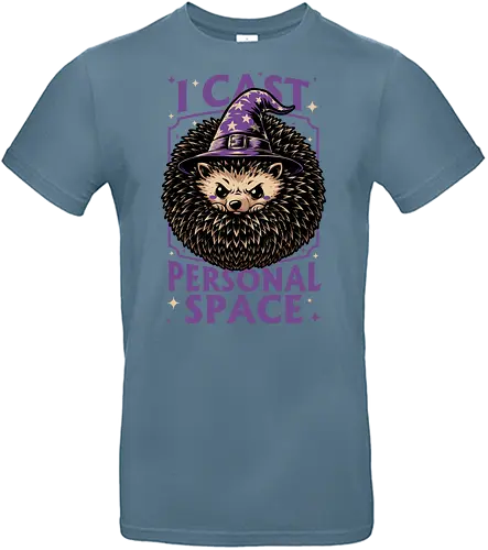Hedgehog Wizard Magic - Rpg, Hedgehog, Personal Space, Dungeons, Pet, Animal, Fantasy, Adventure, Cool, Funny, Fun, Awesome, Nerd, Geek, Tabletop Game, Tabletop, Tabletop Rpg, Tabletop Gaming, Role-playing Game, Roleplay, Dungeon, Dungeon Master, Sorcery, Sorcerer, Wizard, Ritual, Magic, Magical, Magical Creatures, Magic, Magician, Black Magic - Standard T-Shirt