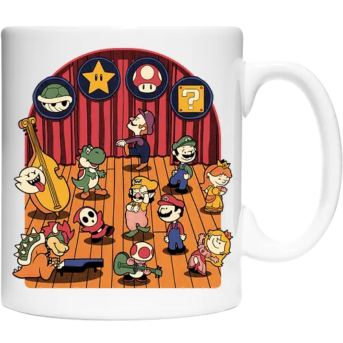 Plumber Game Dance - Mushroom, Turtle, Kingdom, Music, Dance, Dinosaur, Plumber, Video Games, Video Game, Classic Video Game, Tv Show, Mashup, Adventure, Fantasy, Meme, Memes, Internet, Ghost, Magic, Magical - Cup