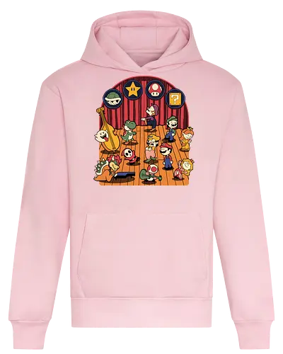 Plumber Game Dance - Mushroom, Turtle, Kingdom, Music, Dance, Dinosaur, Plumber, Video Games, Video Game, Classic Video Game, Tv Show, Mashup, Adventure, Fantasy, Meme, Memes, Internet, Ghost, Magic, Magical - Heavyweight Hoodie