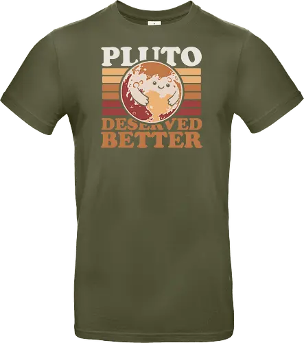 Pluto Vintage Planet - Astronaut, Astronomer, Astrophysicist, Astronomy, Planet, Space, Pluto, Pluto Is A Planet, Science, Science Fiction, Cute, Fun, Funny, Adorable, Joke, Vintage, Retro, Retro Vintage, Asteroids, Asteroid - Standard T-Shirt