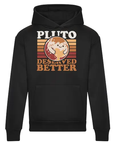 Pluto Vintage Planet - Astronaut, Astronomer, Astrophysicist, Astronomy, Planet, Space, Pluto, Pluto Is A Planet, Science, Science Fiction, Cute, Fun, Funny, Adorable, Joke, Vintage, Retro, Retro Vintage, Asteroids, Asteroid - Heavyweight Hoodie