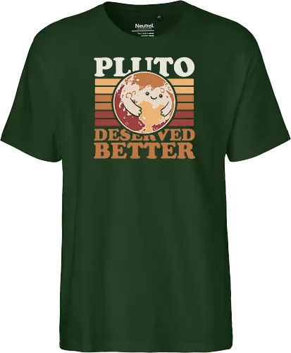 Pluto Vintage Planet - Astronaut, Astronomer, Astrophysicist, Astronomy, Planet, Space, Pluto, Pluto Is A Planet, Science, Science Fiction, Cute, Fun, Funny, Adorable, Joke, Vintage, Retro, Retro Vintage, Asteroids, Asteroid - Fairtrade T-Shirt