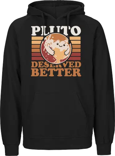 Pluto Vintage Planet - Astronaut, Astronomer, Astrophysicist, Astronomy, Planet, Space, Pluto, Pluto Is A Planet, Science, Science Fiction, Cute, Fun, Funny, Adorable, Joke, Vintage, Retro, Retro Vintage, Asteroids, Asteroid - Fairtrade Hoodie