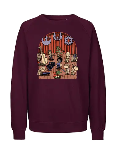 Star Movie Dance - Dance, Meme, nerd, geek, trooper, science fantasy, fantasy, science fiction, scifi, movie, movie, movies, space opera, Tv Show, Mashup, Adventure, Fantasy, adventure, Memes, Internet, Magical - Fairtrade Sweatshirt