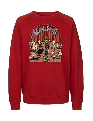 Star Movie Dance - Dance, Meme, nerd, geek, trooper, science fantasy, fantasy, science fiction, scifi, movie, movie, movies, space opera, Tv Show, Mashup, Adventure, Fantasy, adventure, Memes, Internet, Magical - Fairtrade Sweatshirt