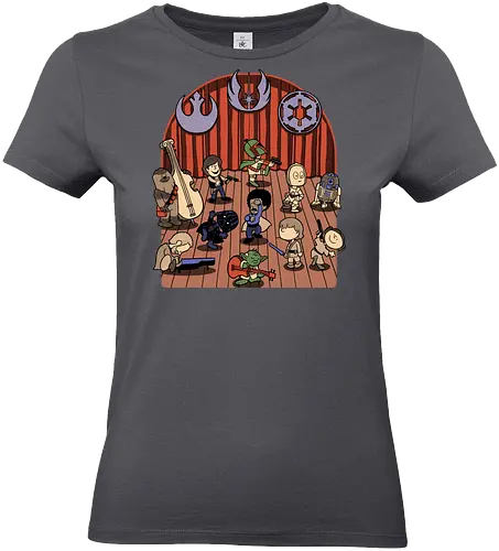 Star Movie Dance - Dance, Meme, nerd, geek, trooper, science fantasy, fantasy, science fiction, scifi, movie, movie, movies, space opera, Tv Show, Mashup, Adventure, Fantasy, adventure, Memes, Internet, Magical - Standard T-Shirt (Women)