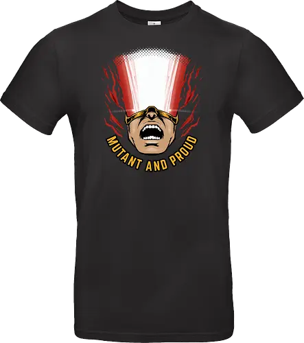 overpower mutant - Superhero, cyclops, superhero, mutant, cool, parody, pantone, colour, antihero, simple - Standard T-Shirt