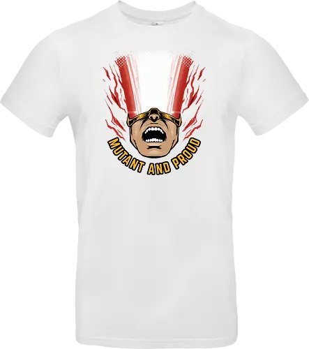 overpower mutant - Superhero, cyclops, superhero, mutant, cool, parody, pantone, colour, antihero, simple - Standard T-Shirt