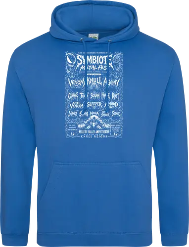symbiote death fest - Symbiote, symbiote, Superhero, antivenom, agony, carnage, knull, superhero, antihero, cool, metalfest, metalhead, hardcore, deathcore, music, poster - Standard Hoodie