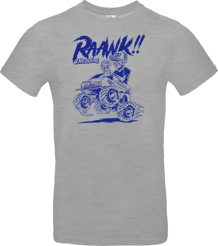 lunch box garage - skull, skeleton, tamiya, lunchbox, carshow, cargarage, speed, monstercar - Standard T-Shirt