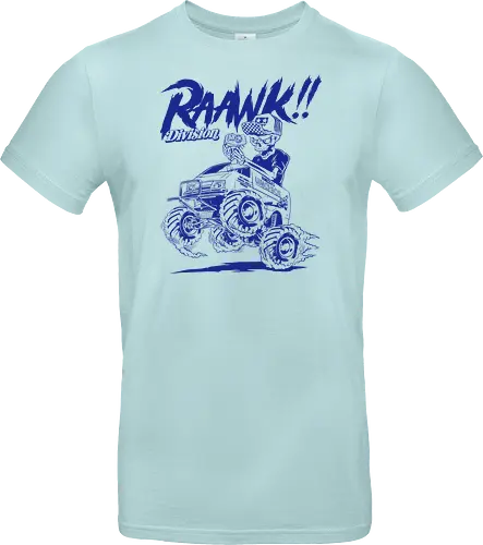 lunch box garage - skull, skeleton, tamiya, lunchbox, carshow, cargarage, speed, monstercar - Standard T-Shirt