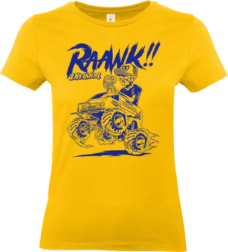 lunch box garage - skull, skeleton, tamiya, lunchbox, carshow, cargarage, speed, monstercar - Standard T-Shirt (Women)