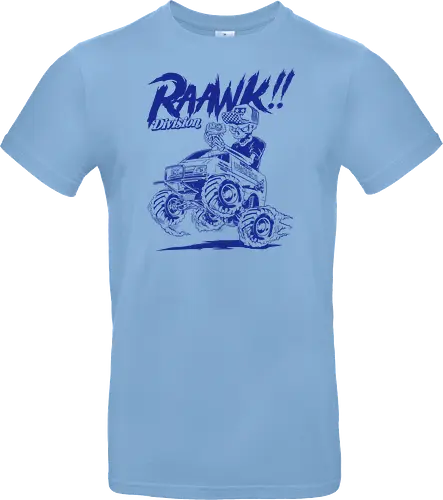 lunch box garage - skull, skeleton, tamiya, lunchbox, carshow, cargarage, speed, monstercar - Standard T-Shirt