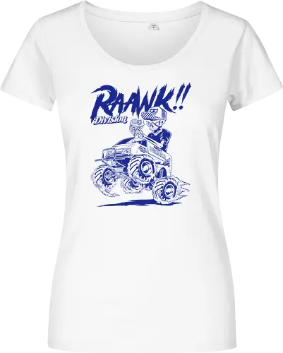 lunch box garage - skull, skeleton, tamiya, lunchbox, carshow, cargarage, speed, monstercar - Women T-Shirt