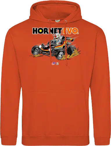 chibi gundam driving car - gundam, car, hornet, tamiya, carshow, robot, mecha, japanese, hobby, race, speed - Standard Hoodie