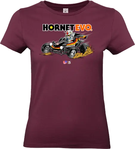 chibi gundam driving car - gundam, car, hornet, tamiya, carshow, robot, mecha, japanese, hobby, race, speed - Standard T-Shirt (Women)