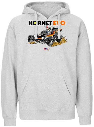 chibi gundam driving car - gundam, car, hornet, tamiya, carshow, robot, mecha, japanese, hobby, race, speed - Fairtrade Hoodie