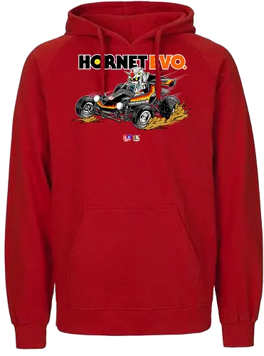 chibi gundam driving car - gundam, car, hornet, tamiya, carshow, robot, mecha, japanese, hobby, race, speed - Fairtrade Hoodie