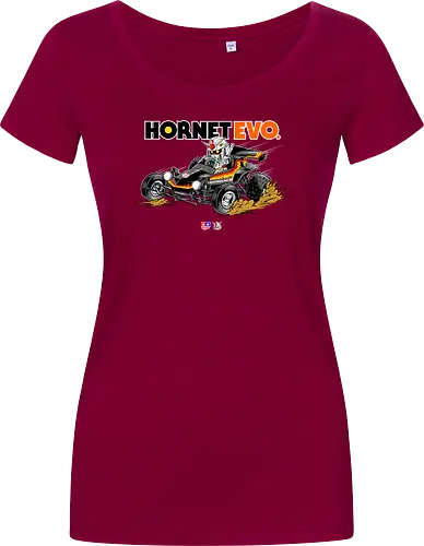 chibi gundam driving car - gundam, car, hornet, tamiya, carshow, robot, mecha, japanese, hobby, race, speed - Women T-Shirt