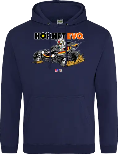 chibi gundam driving car - gundam, car, hornet, tamiya, carshow, robot, mecha, japanese, hobby, race, speed - Standard Hoodie