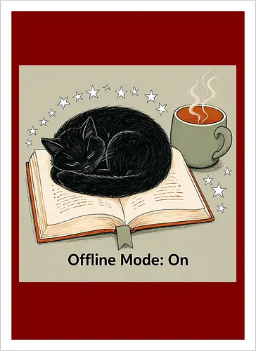 sleeping cat - Artprint