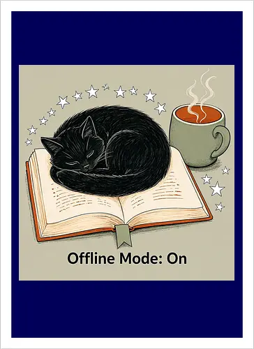 sleeping cat - Artprint