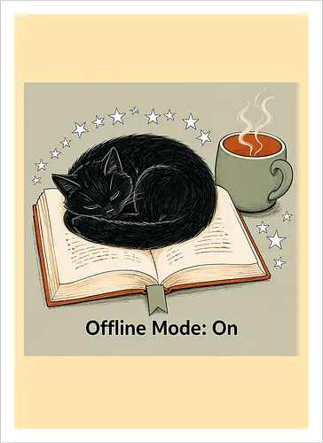 sleeping cat - Artprint