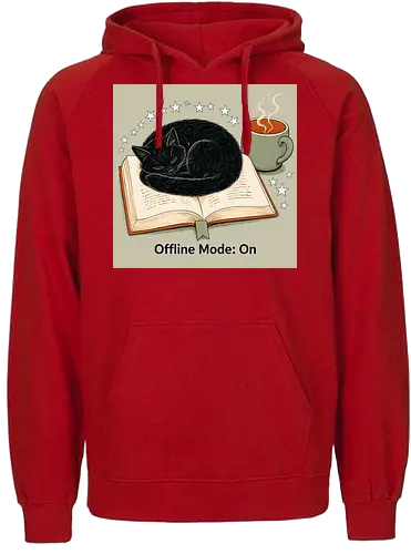 sleeping cat - Fairtrade Hoodie
