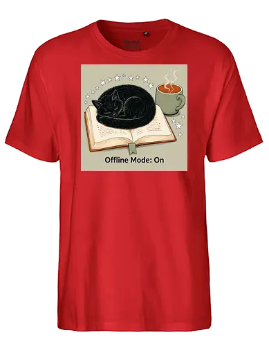 sleeping cat - Fairtrade T-Shirt