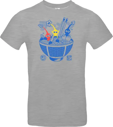 Fruit Ramen - ramen, fruit, noodles, gaming, gamer, videogame, cute, kawaii, japanese, japan, food, funny, retro, nostalgia, geek, popculture, cartoon, creatures, botanical, anime - Standard T-Shirt