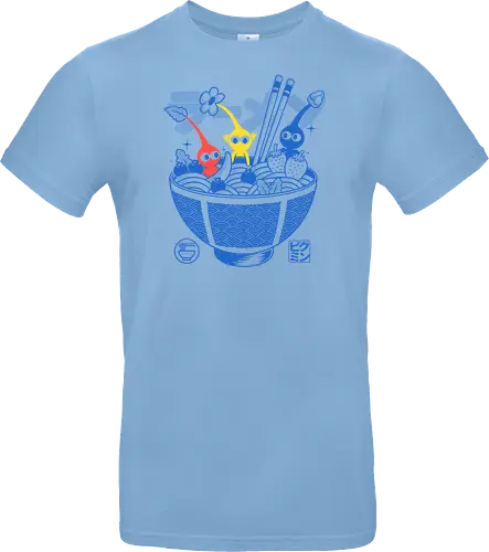 Fruit Ramen - ramen, fruit, noodles, gaming, gamer, videogame, cute, kawaii, japanese, japan, food, funny, retro, nostalgia, geek, popculture, cartoon, creatures, botanical, anime - Standard T-Shirt