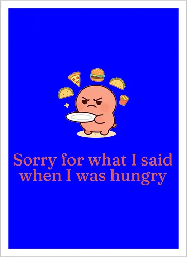 Hungry mood - Artprint