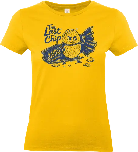 The Last Chip - chip, chips, potato, the last chip, potato chip, crunchy, snacks, funny food - Standard T-Shirt (Women)
