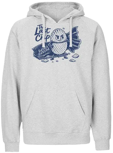 The Last Chip - chip, chips, potato, the last chip, potato chip, crunchy, snacks, funny food - Fairtrade Hoodie