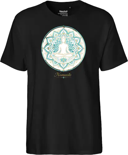 Zen Lotus Meditation Spiritual Frieden - Zen, Lotus, Meditation, Yoga, Spiritual, Frieden, Achtsamkeit, Mindfulness, Wellness - Fairtrade T-Shirt