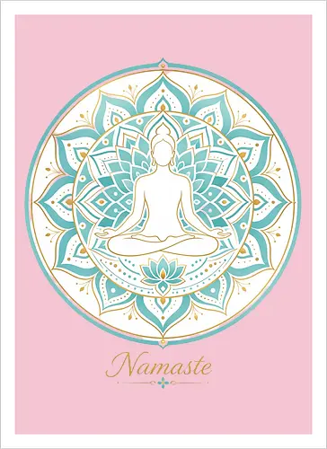 Zen Lotus Meditation Spiritual Frieden - Zen, Lotus, Meditation, Yoga, Spiritual, Frieden, Achtsamkeit, Mindfulness, Wellness - Artprint