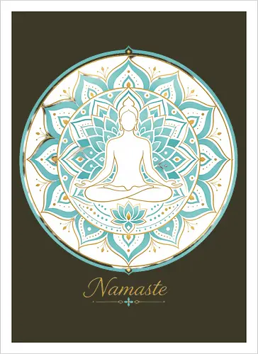 Zen Lotus Meditation Spiritual Frieden - Zen, Lotus, Meditation, Yoga, Spiritual, Frieden, Achtsamkeit, Mindfulness, Wellness - Artprint
