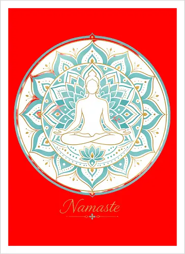 Zen Lotus Meditation Spiritual Frieden - Zen, Lotus, Meditation, Yoga, Spiritual, Frieden, Achtsamkeit, Mindfulness, Wellness - Artprint