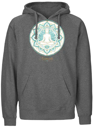 Zen Lotus Meditation Spiritual Frieden - Zen, Lotus, Meditation, Yoga, Spiritual, Frieden, Achtsamkeit, Mindfulness, Wellness - Fairtrade Hoodie