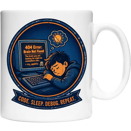 Code Sleep Debug Repeat Programmierer Entwickler - Programmierer, Entwickler, Code, Coding, Nerd, Geek, Computer, IT, Debugging - Cup