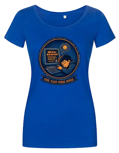 Code Sleep Debug Repeat Programmierer Entwickler - Programmierer, Entwickler, Code, Coding, Nerd, Geek, Computer, IT, Debugging - Women T-Shirt