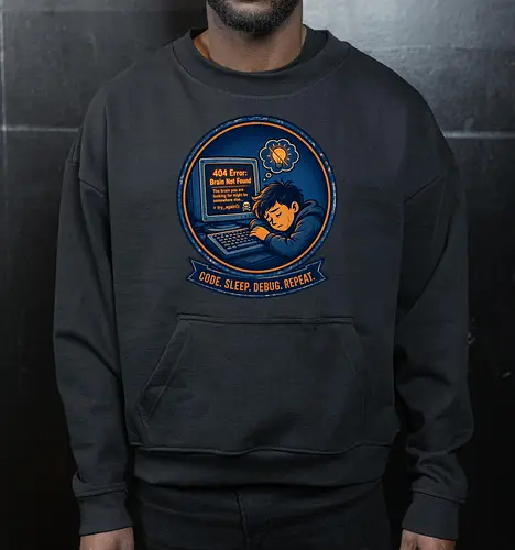 Code Sleep Debug Repeat Programmierer Entwickler - Programmierer, Entwickler, Code, Coding, Nerd, Geek, Computer, IT, Debugging - Cropped Sweatshirt